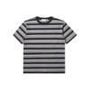SS23 Striped Logo Embroidered Crew Neck Short Sleeve T-Shirt Men Tops CHXTES231386K-BLX