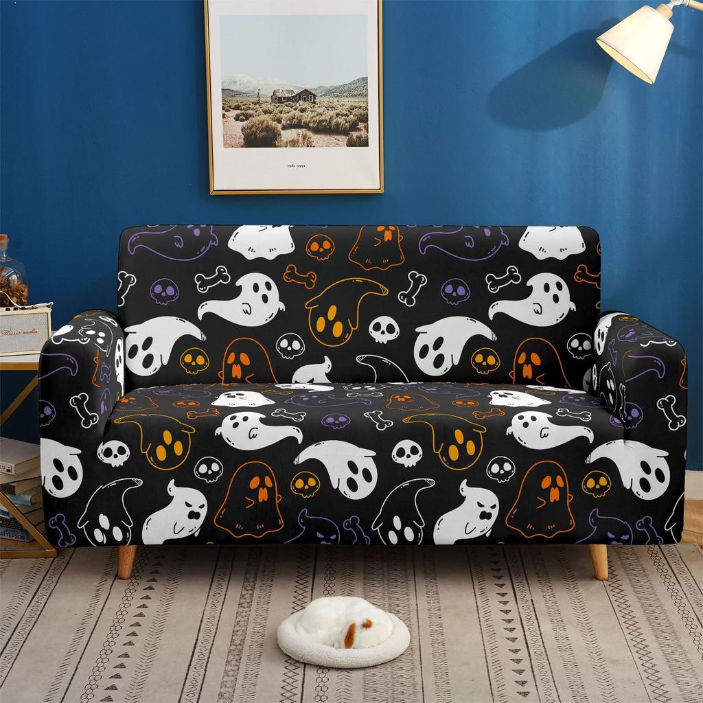 Halloween Funny A Piao Sofa Cover Elastic All-Inclusive Multi-Person Combination Sofa Cover