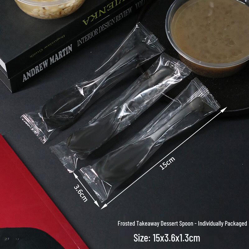 ZISIZ Disposable Plastic Spoons