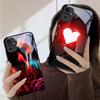 Brillante Flammenrose Für Redmi Note 8 9 9S 12S 10 Pro 11 12 13 Pro+ 14 Pro K60 Ultra 13C 14C A3 12 13 Schwarze Glas-Handyhülle