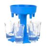 Wine Dispenser Holder 6 Shot Glass Dispenser And Holder Beer Separator Bar Party Accessory