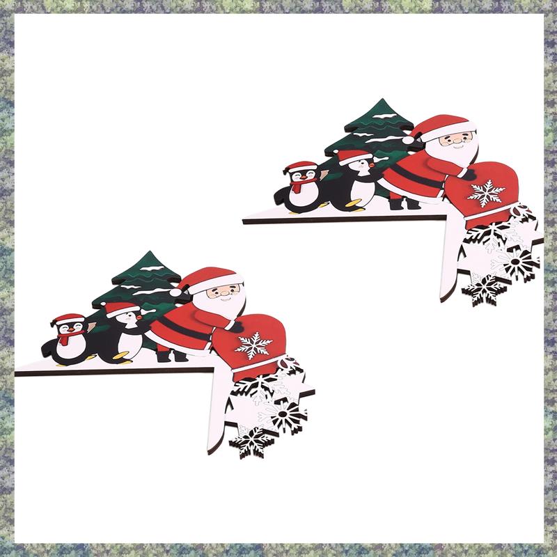 

WON Christmas Door Toppers Decor, Top Door Frame Corner Sign Decorations, Home Frame Decor Ornament For Home Decor