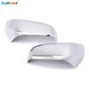 För Honda CRV CR-V 2007 2008 2009 2010 2011 ABS Krom Backspegelkåpa Trim Dörrsida Sidobackspeglar Kåpa Klistermärke Tillbehör