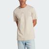 T Shirts Men's Beige Crew Neck Moderate Straight Fit HY1333