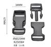 Plastic Side Release Buckle Adjustable Clip for Backpack Straps Webbing Fastener Replacement 34mm Width Durable Lightweight Design