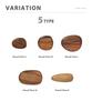 S'more Woodi Plate Wooden Tableware Plate (M Size (20 X