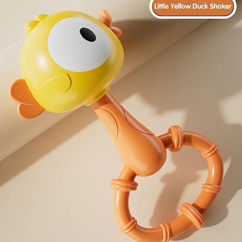 Baby Cute Animal Rattle Teether Toy Montessori Sensory Hand Bell Shaker Early Education Toys For Toddler 0 12 Months Kids Gift