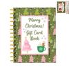 Spiral-Bound Christmas Gift Card Book Multicolor Paper Merry Christmas Card Book DIY Christmas Gifts For Teenagers