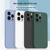 Compatible Apple 16 Pro Max Liquid Silicone Case, Drop-Proof Protection for iPhone 15/14/13/12, Straight Edge Design.