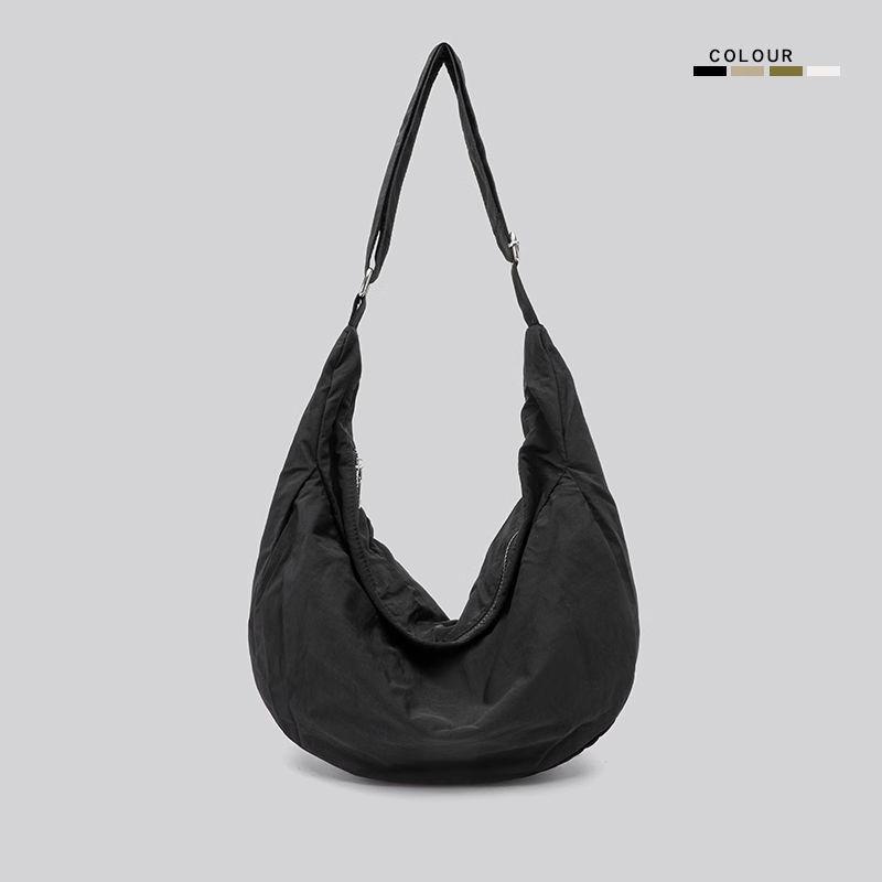 Unisex ultra-lightweight sports large-capacity waterproof nylon dumpling shoulder women s messenger bag