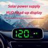 1pcs Car Speedometer Solar Head Up Display GPS Digital Intelligent Light Sensing HUD Speed Hud Display Digital Auto Electronics