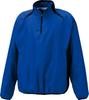 ZETT Baseball Long Sleeve Royal Blue X Black Size BOV335 Half-Zip Jumper, (2519A), S,