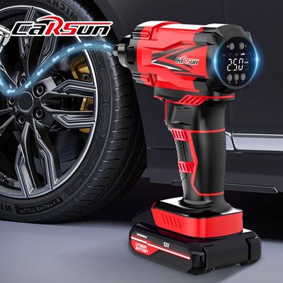 Electric Portable Air Pump Wireless Tyre Inflator 12V 150PSI Air Injector Bicycle Car Motorcycle Cordless Air Compressor