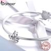 BAMOER Classic 925 Silver Letter Vintage A to Z 26 Letter Charms Openwork CZ Alphabet Beads Fit Charm Bracelet BSC030