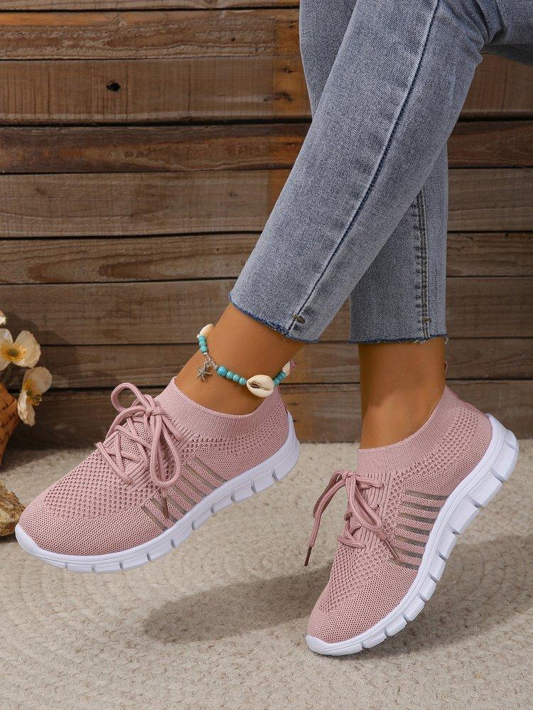 New Women's Sneakers Spring Flat Shoes Casual Women Vulcanized Summer Light Mesh Breathable Female Running Shoes