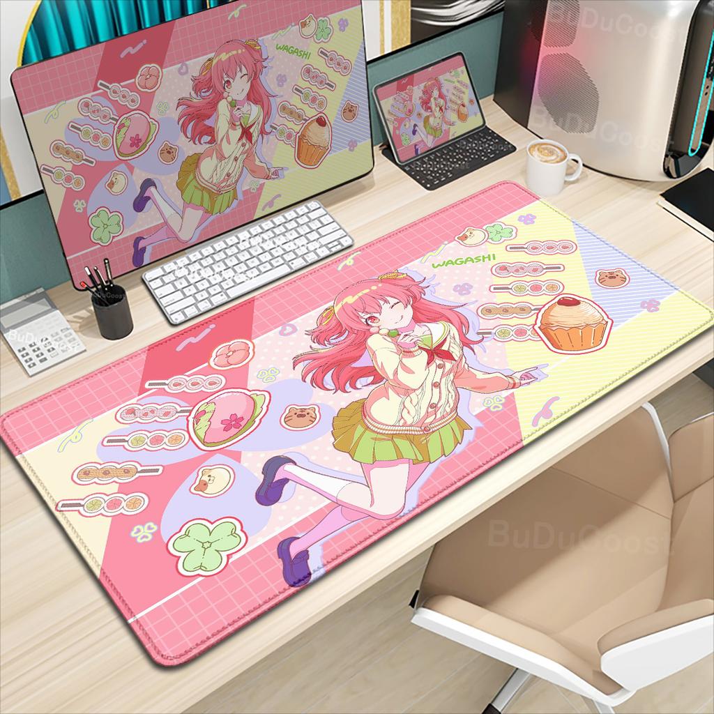 Kawaii Anime Girl Deskmat Project Sekai Birthday Character PJSK Mouse Pad Gaming XXL Antislip Mousepad Keyboard Rubber Rug