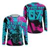 Long Sleeve Cycling Jersey Motorcycle Racing Offroad Breathable Quick Dry Sun Protection T-Shirt
