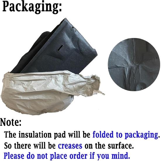 Front Engine Hood Insulation Cotton, Compatible For VW Golf 5/Jetta 2006-2011 Sound Heat Insulation Pad Mat Cover Foam