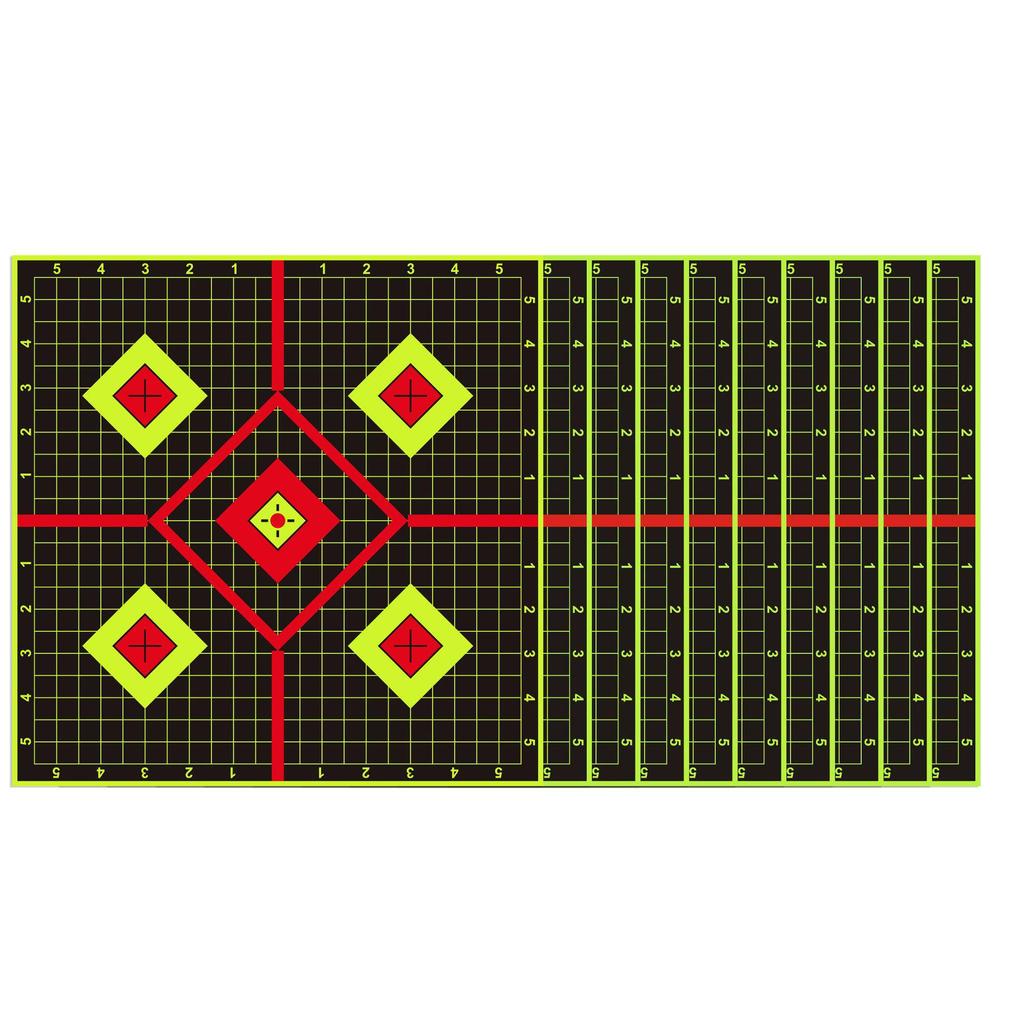 Autocolante Fluorescente Galbene pentru Țintă pentru Practică Precisă la Tragere