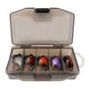 5Pcs Artificial Fishing Baits Hard Lures Treble Hook Design Floating Topwater Fishing Lures Bionic 3D Bat Baits