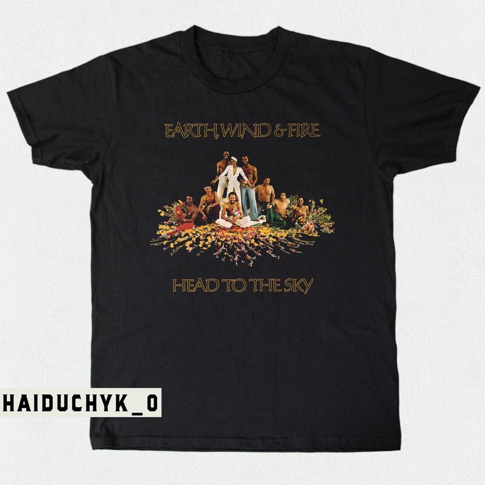 Earth Wind Fire - Head To The Sky Unisex Black T-shirt S-5XL Unisex T-Shirt XXL