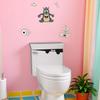 Blalck 3D Toilet Monster Funny Bathroom Seat Decor Removable Sticker Wall Art Decal Toilet Lid Decals