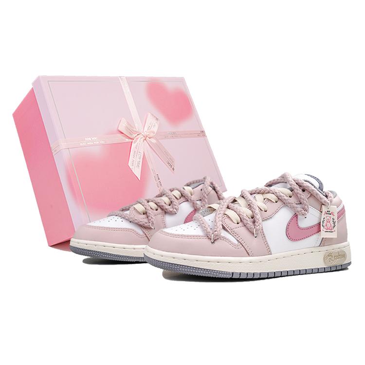 

Jordan Air Jordan 1 Low top Vintage Basketball Shoes GS 553560-053(Team27-AJS-BOX) 36