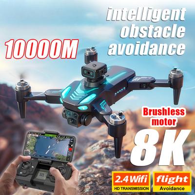New M20 Pro Drone 4K ESC HD Triple Camera Drone Optical Flow Positioning Obstacle Avoidance Brushless WIFI FPV Foldable Quadcopter RC Toy Gift