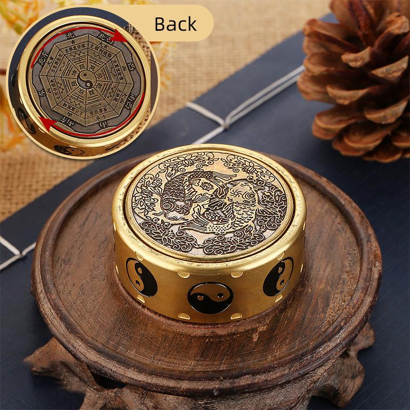 Gossip Fisch Fingerspitzenkreisel Reiner Kupfer Ffingerkreisel Rotierender Mahjong Fingerspitzenkreisel Dekompressions-Fingerspielzeug