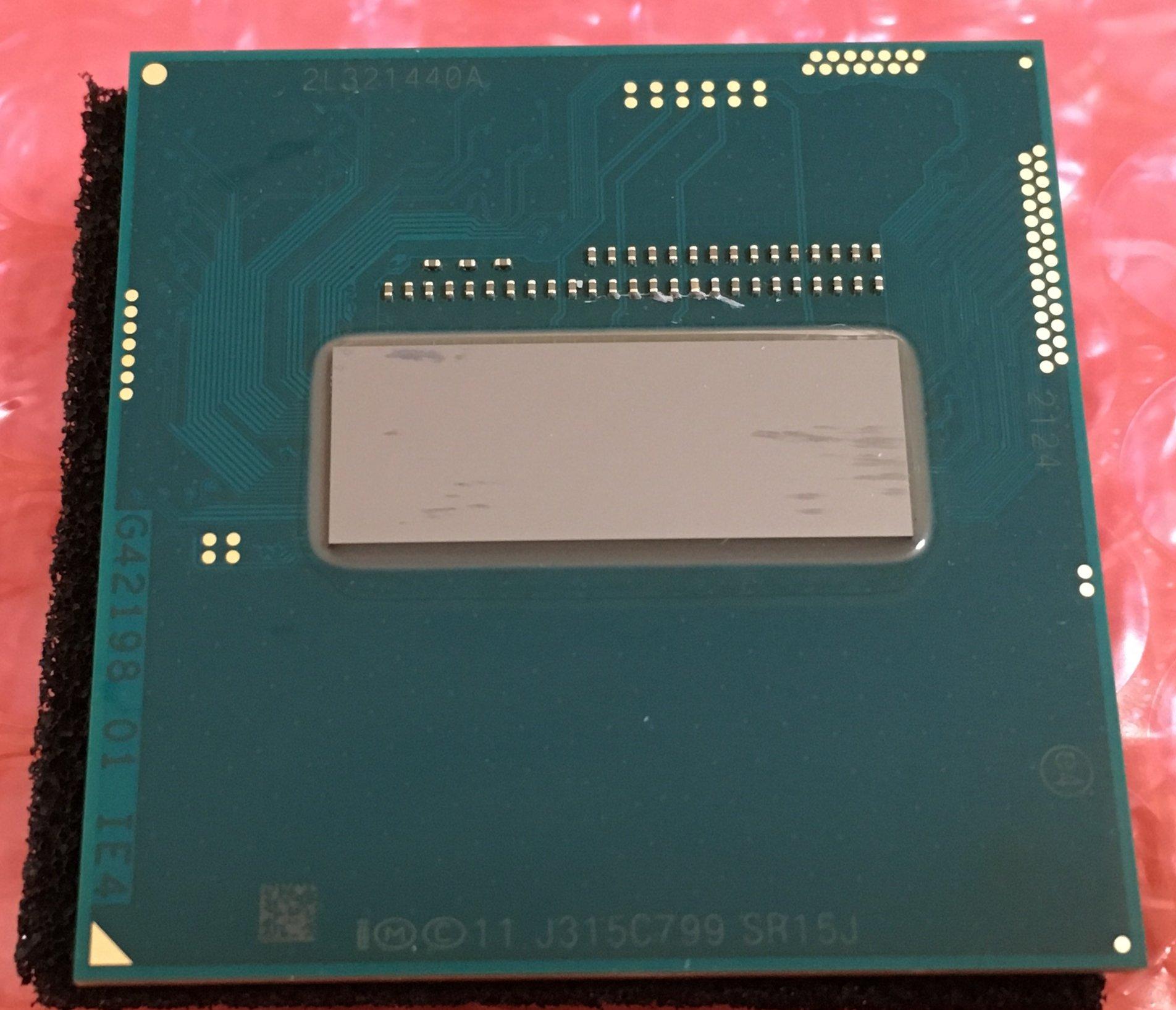 

Intel Core i7-4702MQ Mobile CPU 2.20 GHz (3.20 GHz) SR15J Bulk Product