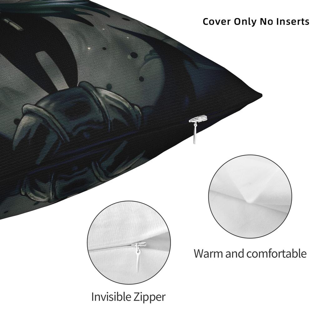 Hollow Knight Silksong Throw Pillow Cover Polyester Decorative Pillow Awesome Pillowcover Home Decor