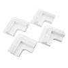 4pcs Solar Panel Corner Bracket Anti UV ABS Solar Panel Roof Drill Free Support Mount for RV Boats