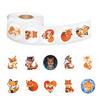 500 Sheets of Cute Fox Stickers for DIY Journal and Notebook Decoration