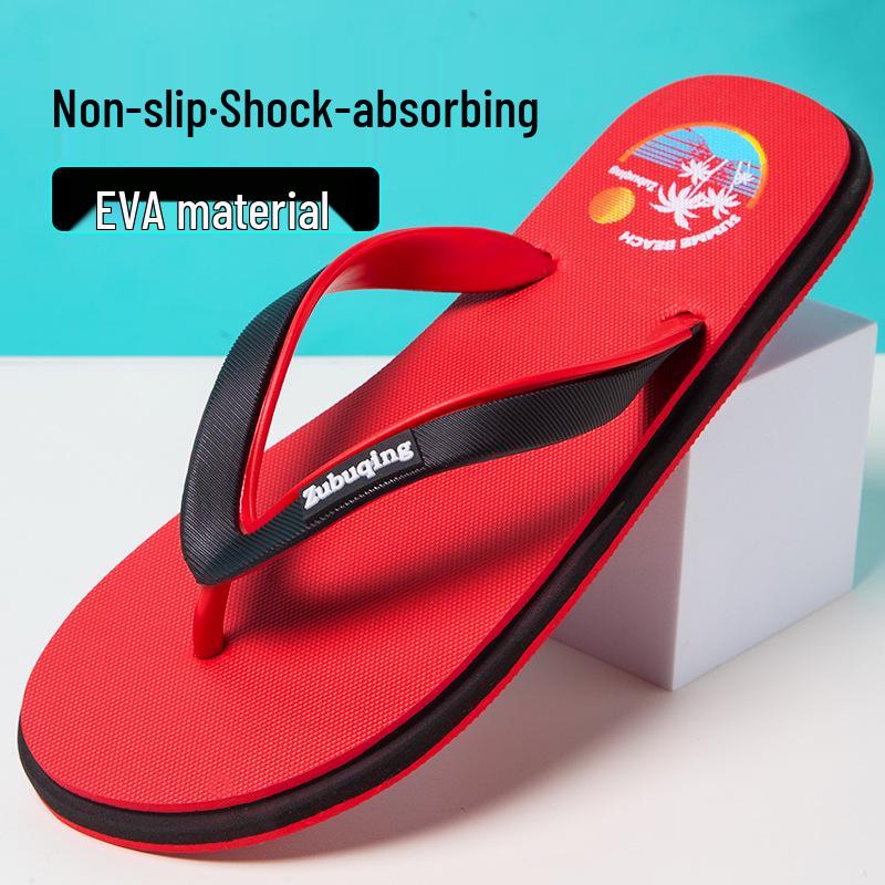 EVA Herren Rutschfeste Outdoor-Flip-Flops: Geruchshemmende, verschleißfeste, stoßdämpfende Strandsandalen