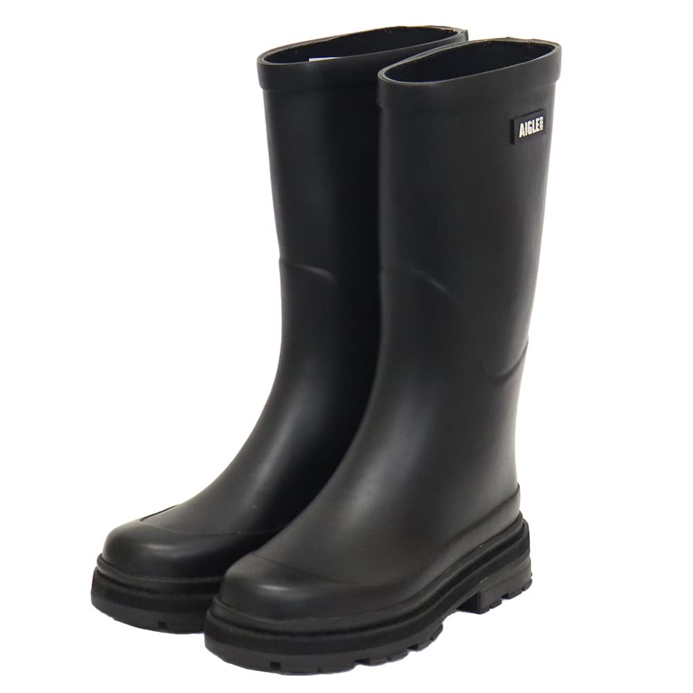 Aigle Official Waterproof Ultra Rain Rubber Size Cm Women's Boots, Black, 23.0