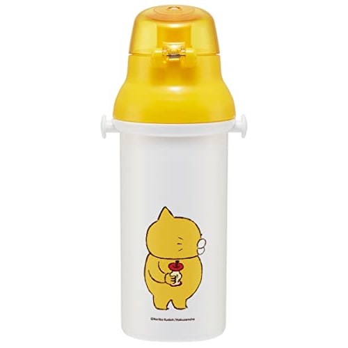 Skater Children's Plastic Water Bottle 480ml One Push Open/Close Antibacterial Child Friendly Lightweight Antibacterial Treatment Made in Japan Norane