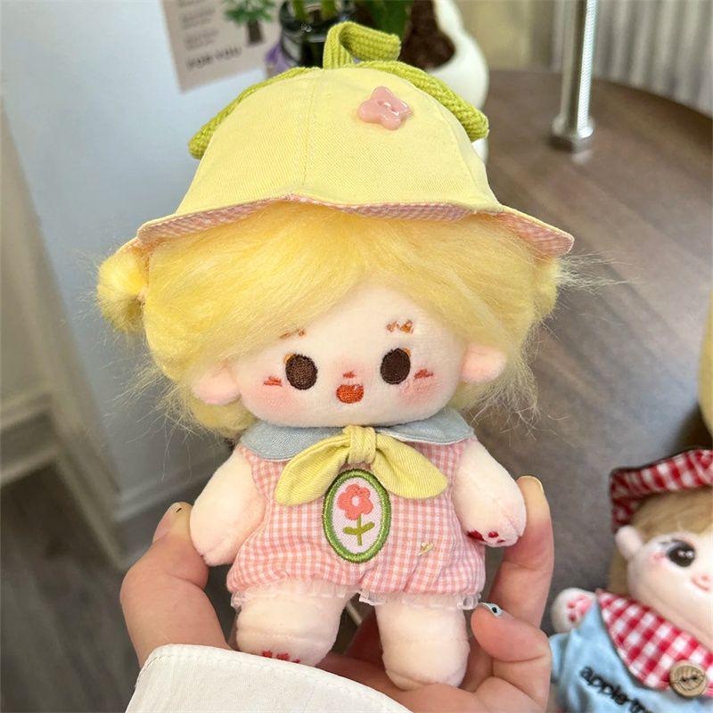 10cm Cotton Doll Clothes Set - 'Sprout's Letter' - Cute Plush Toy Dress-Up Outfit