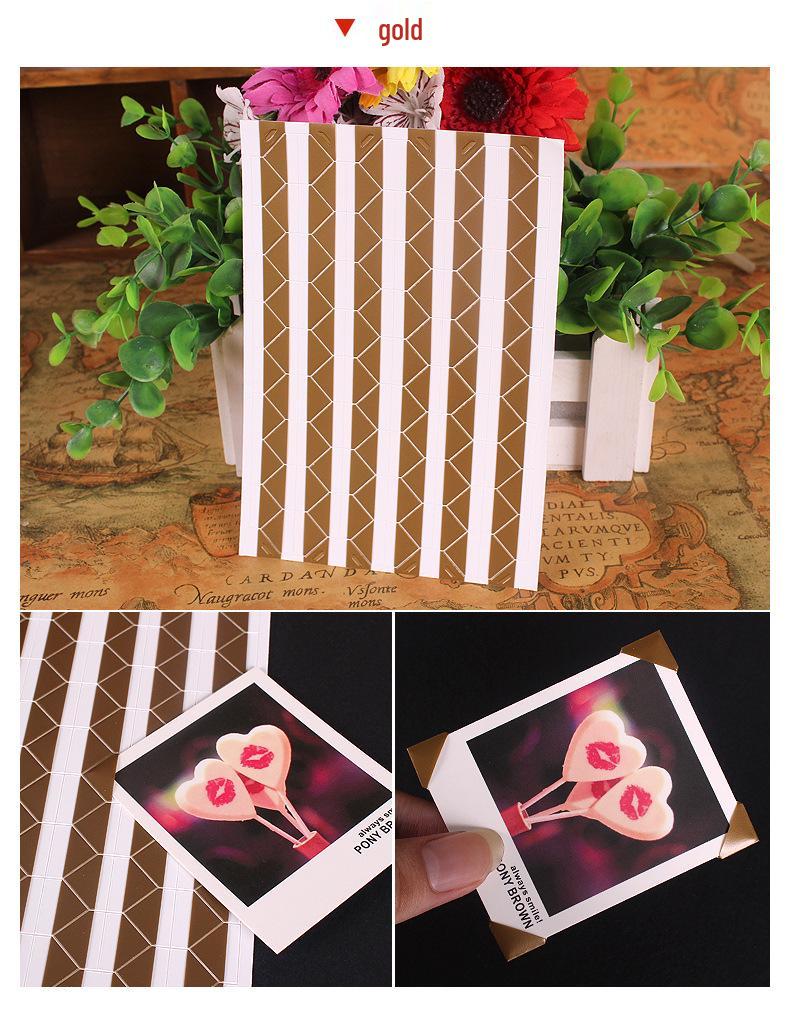 Korean DIY Handmade Photo Album Corner Stickers - 102 Polaroid Fixing Accessories