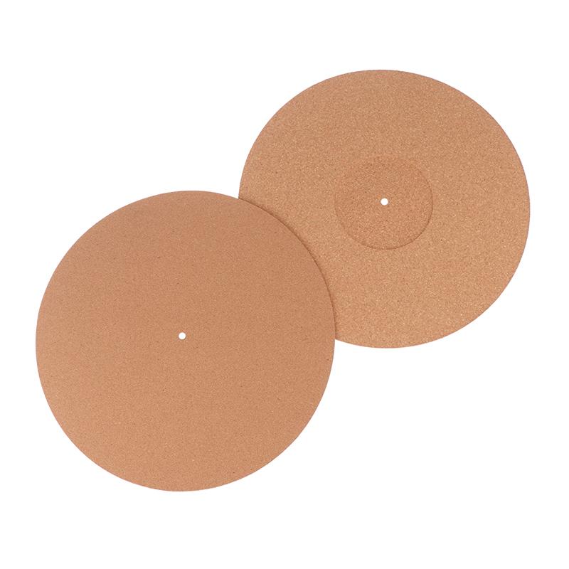12In Record Pad Soft Cork Vibration Reduction Anti-Static Vinyl Mat Turntable Slipmat Pad Dia 297Mm For Phonograph