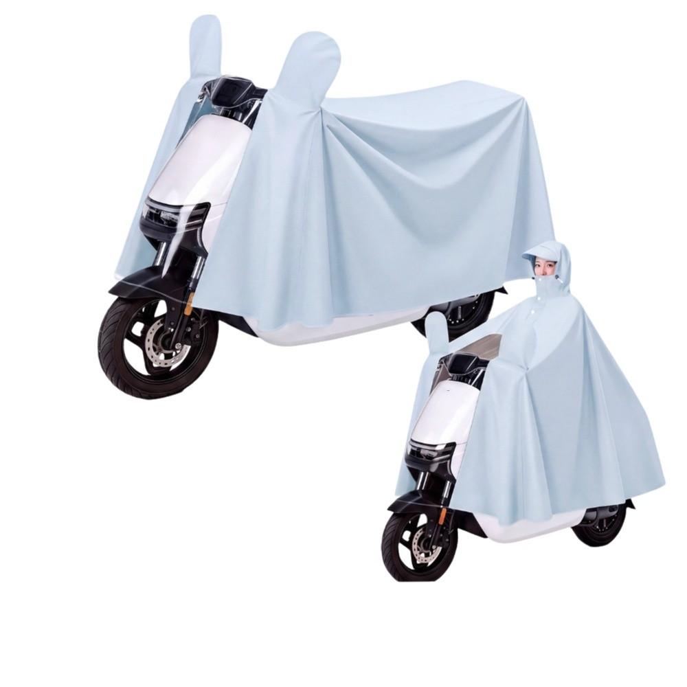 Enlarged Rain Cover Thickened Electric Scooter Rain Poncho Comfortable Fit Rain Poncho Riding