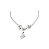 VIVIENNE WESTWOOD Teeth Shaped Design Brass Necklace Women Necklace Silver 63010136-02P157