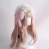 Original Pink White Sakura Style Lolita Headband Top Hat Girls Wear Fashion Accessories Headband Hair Accessories for Women