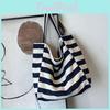Trendy Soft Canvas Handbag With Color Block Design Perfect For Casual Outings