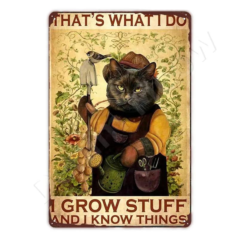 Funny Bathroom Quote Metal Tin Sign, Black Cat, Wash Your Paws, Poster for Home, Bathroom, Cafe, Wall Decor, Gift for Women