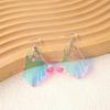 Novelty Acrylic Specter Earrings Holiday Party Favor Decoration Supply Colorful Specter Charm Stud Earring Jewelry Gift