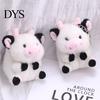 Christmas 10cm Plush Keychain Exquisite Bag Decoration Lovely Cow Pendant Toy Stuffed Doll Children Gift