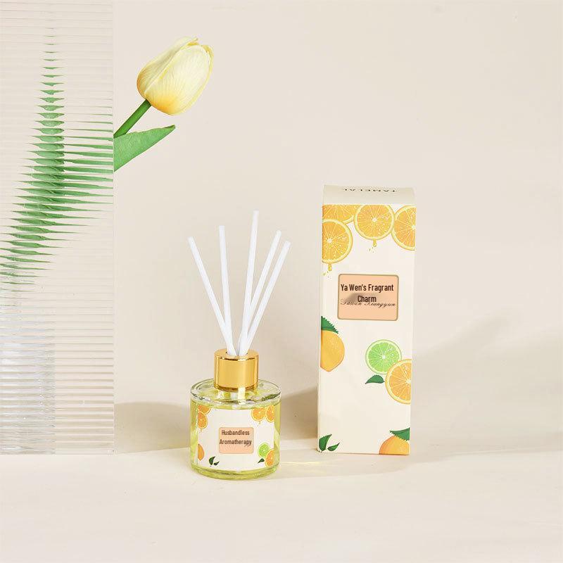 Fruit Scent Flameless Aromatherapy Air Freshener - Long-Lasting Fragrance for Home, Living Room, Bedroom, and Toilet Odor Elimination.