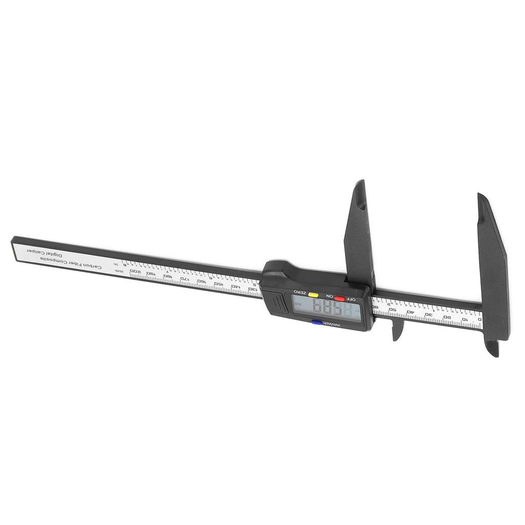 200mm Carbon Electric Digital Caliper Ruler with Large LCD Screen Metric Inch Conversion
