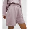 Lululemon Becalm Mid Rise Bermuda Short Heathered Porcelain Pink