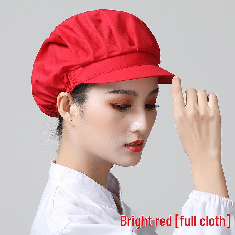 Dustproof Breathable Chef/Waiter Hat - Unisex Sanitary Kitchen Catering Hat
